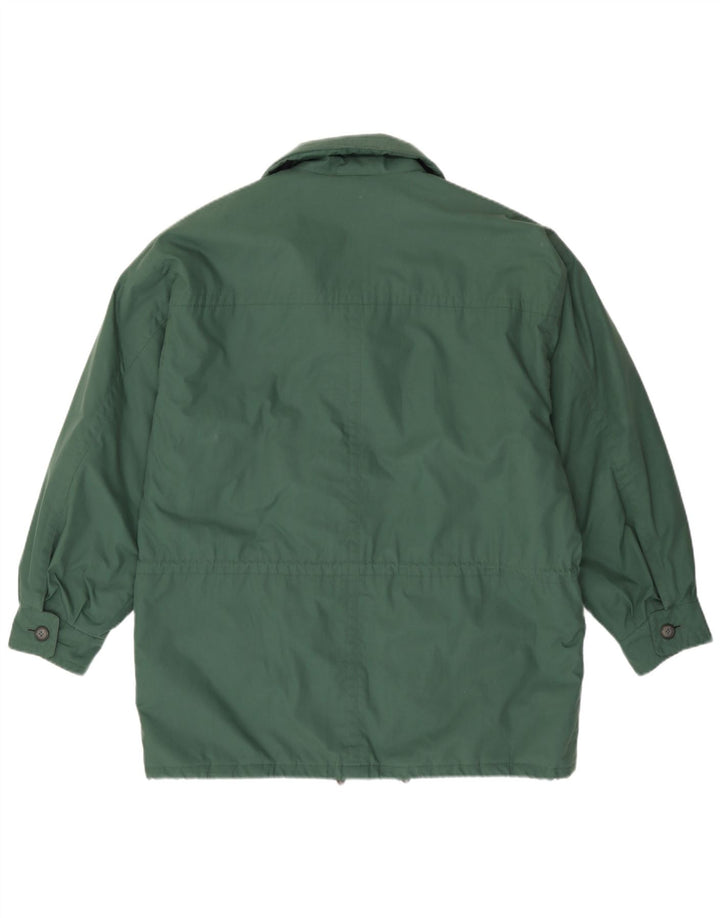 Casaco acolchoado masculino Angelo Litrico com ajuste solto IT 58 algodão verde médio