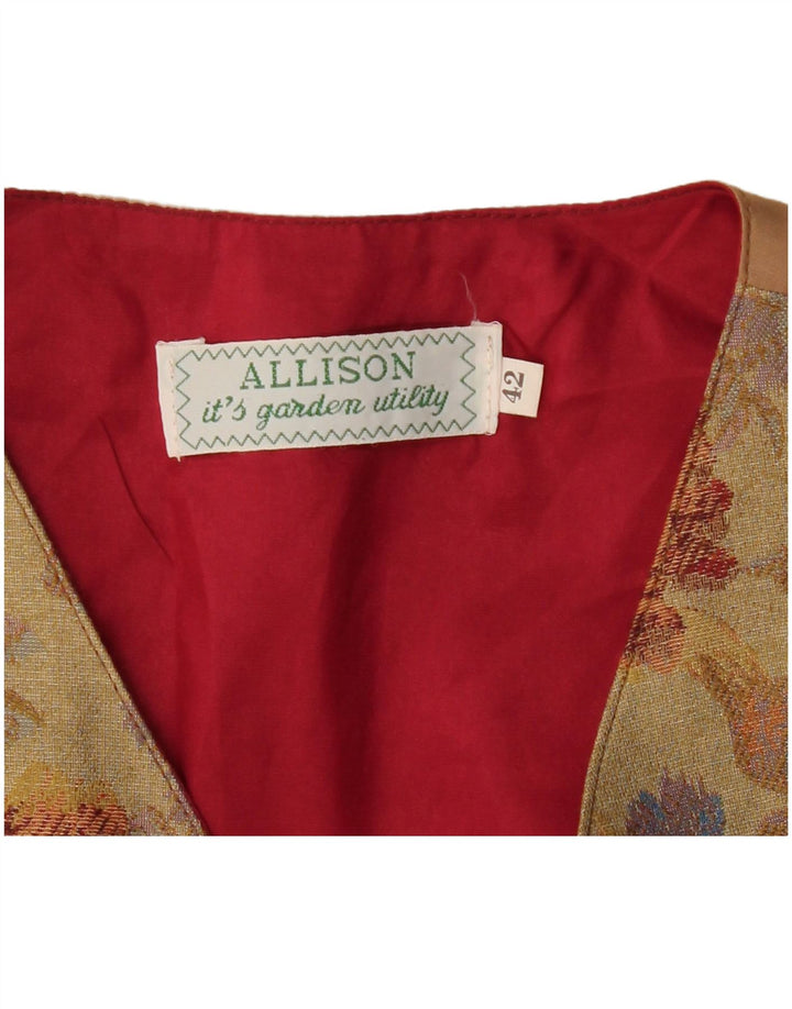 Colete feminino Allison IT 42 verde médio floral