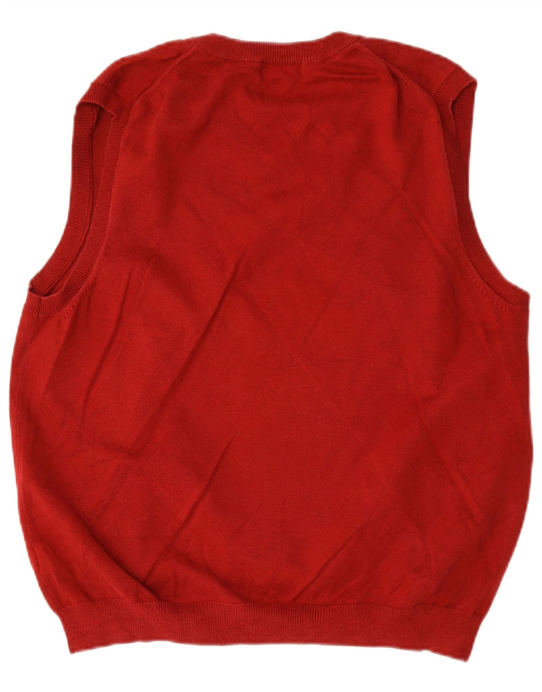 Eddie Bauer Colete masculino regata médio algodão Borgonha