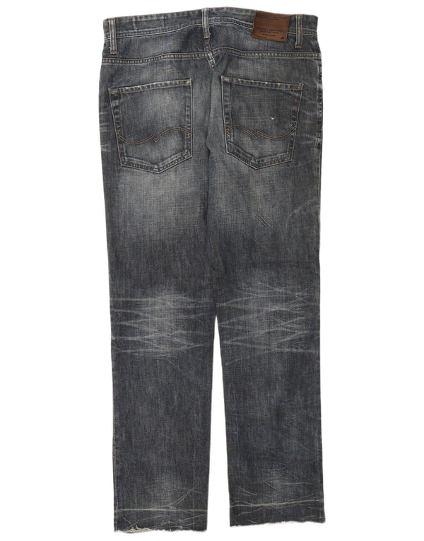 Jeans retos masculinos Jack & Jones W34 L31 azul marinho