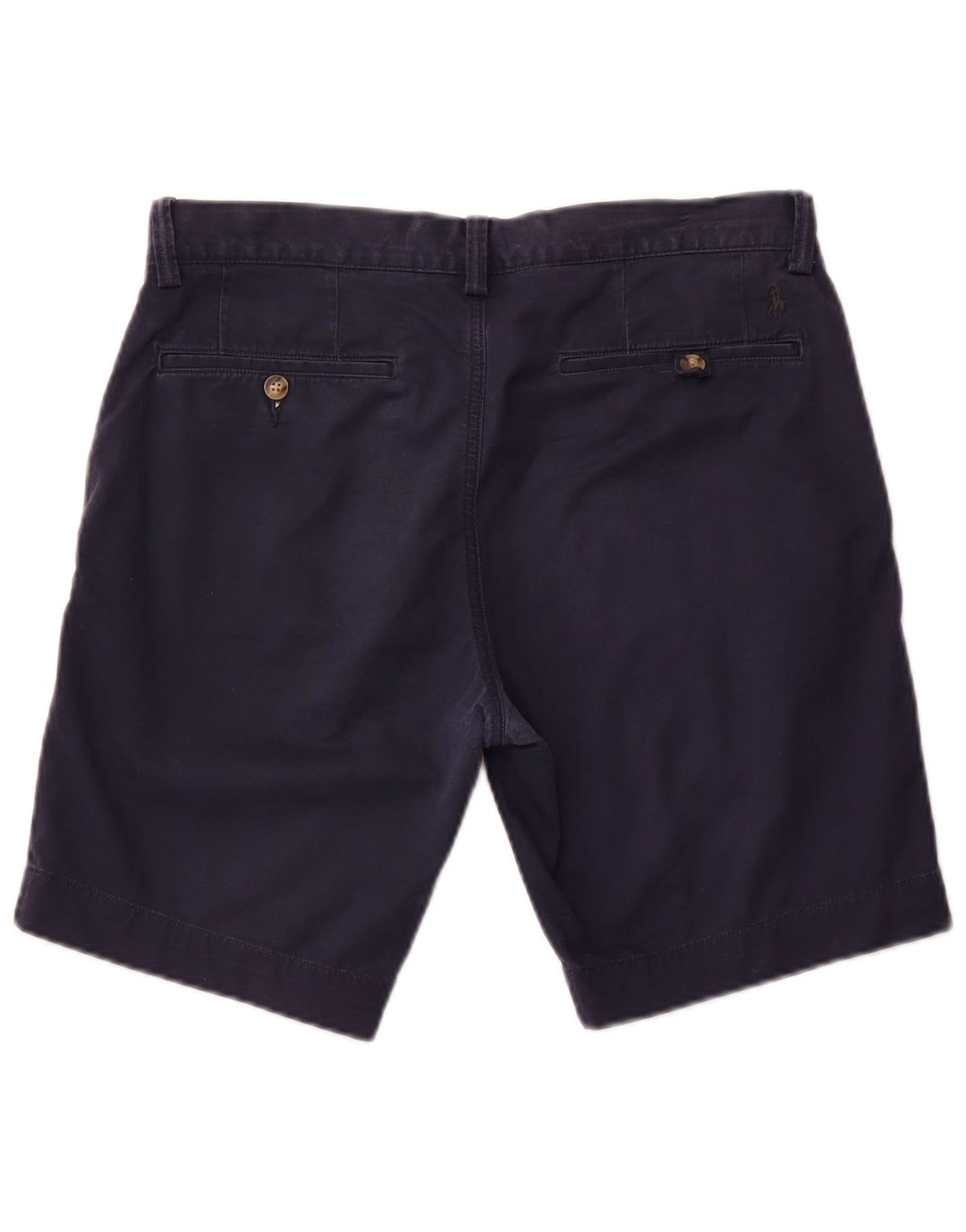 Polo Ralph Lauren Mens Chino Shorts W32 Médio Algodão Azul Marinho