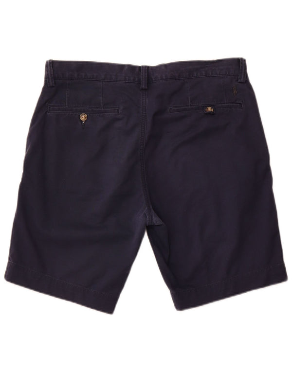Polo Ralph Lauren Mens Chino Shorts W32 Médio Algodão Azul Marinho