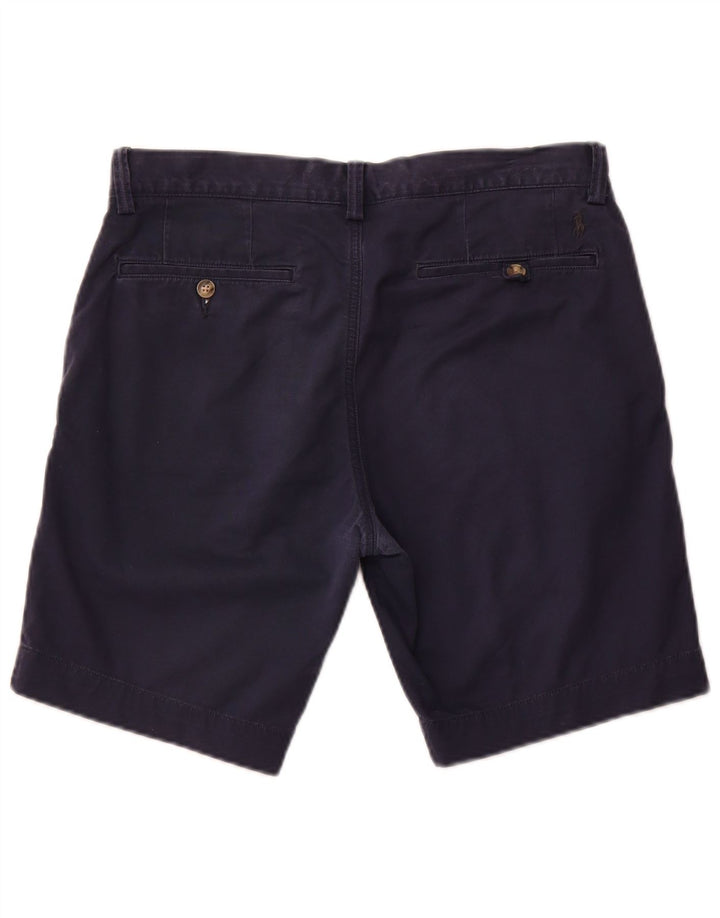 Polo Ralph Lauren Mens Chino Shorts W32 Médio Algodão Azul Marinho