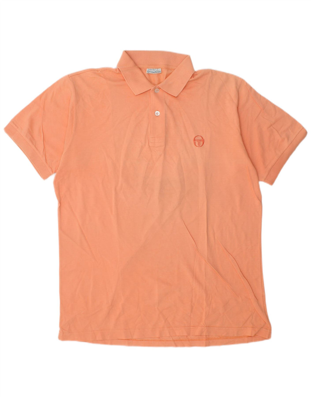Camisa pólo masculina Sergio Tacchini grande algodão laranja