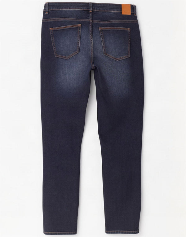 Zara Womens Skinny Jeans EU 44 XL W34 L30 Azul Marinho Algodão