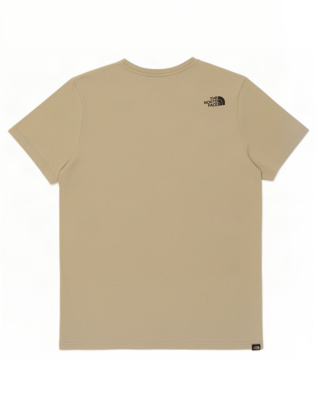Camiseta masculina The North Face Top de algodão bege médio