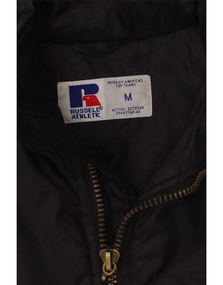 Jaqueta de chuva masculina Russell Athletic gráfico Reino Unido 38 médio preto