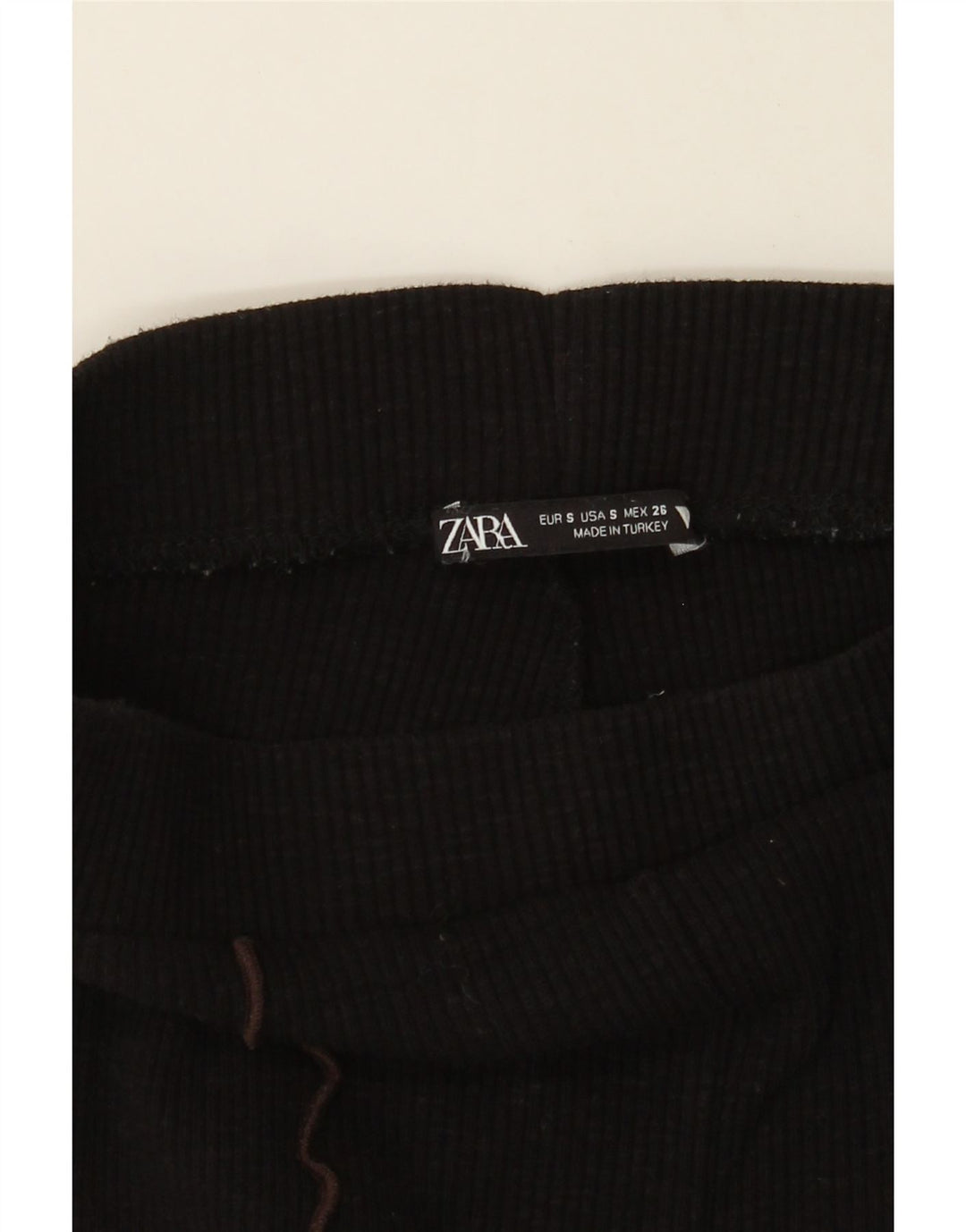ZARA Womens Bootcut Casual Trousers Small W26 L31 Black Vintage Zara and Second-Hand Zara from Messina Hembry 