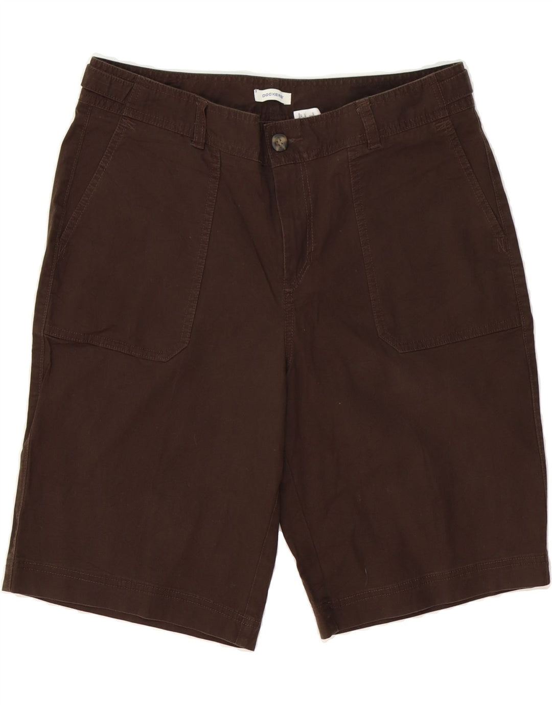 DOCKERS Womens Chino Shorts US 14 XL W36  Brown Cotton Vintage Dockers and Second-Hand Dockers from Messina Hembry 