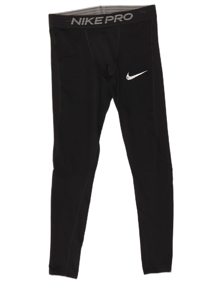 Leggings Nike Mens Tight Fit Graphic Médio Preto Poliéster