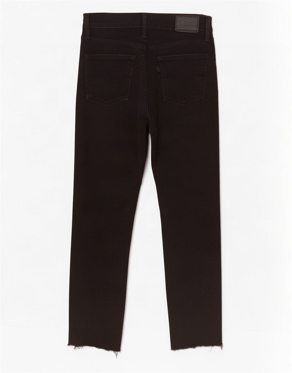 Calça Jeans Skinny Feminina Levi's Crop Slimming W27 L25 Algodão Preto
