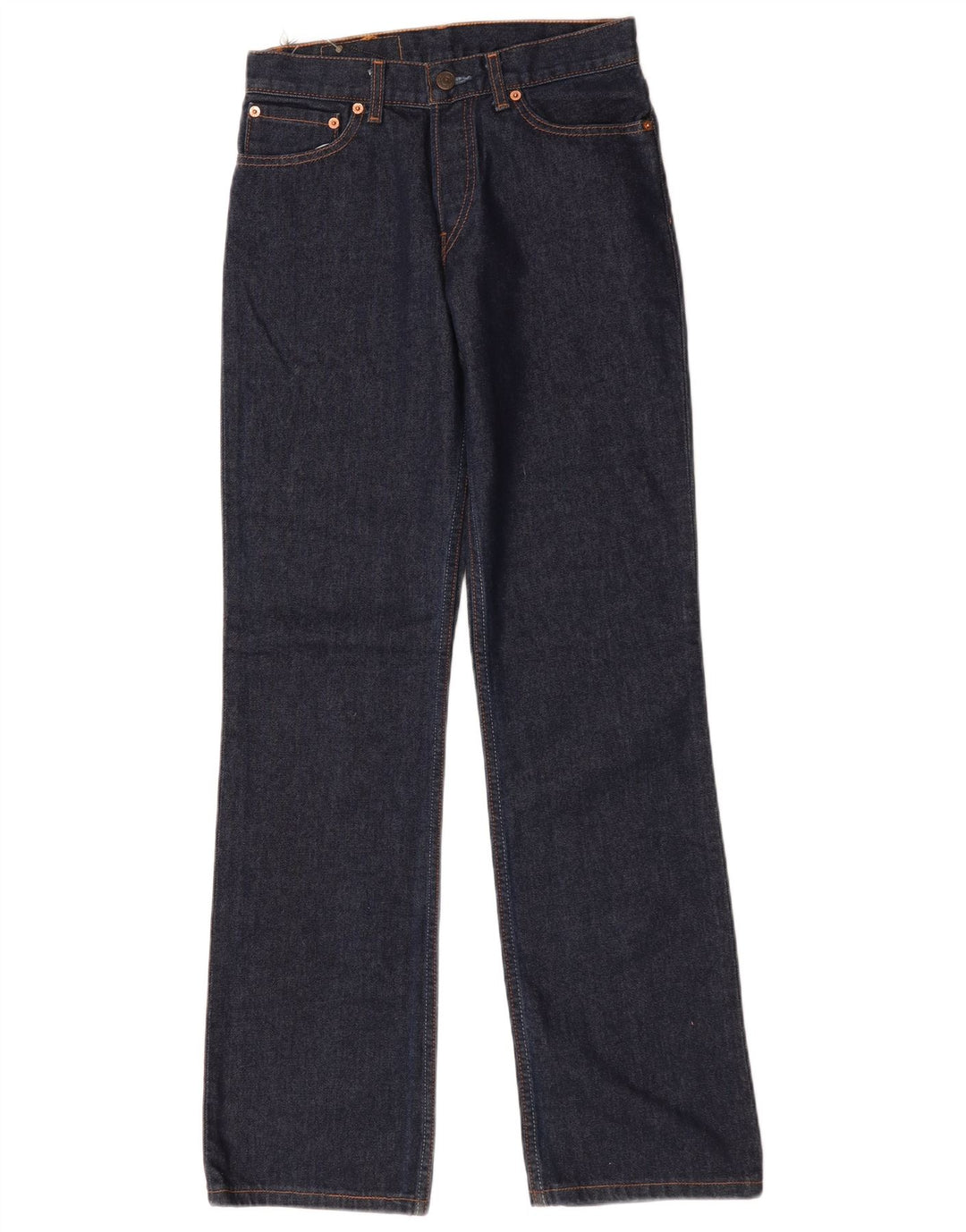 Calça jeans feminina Levi's 575 Straight W28 L32 azul marinho algodão