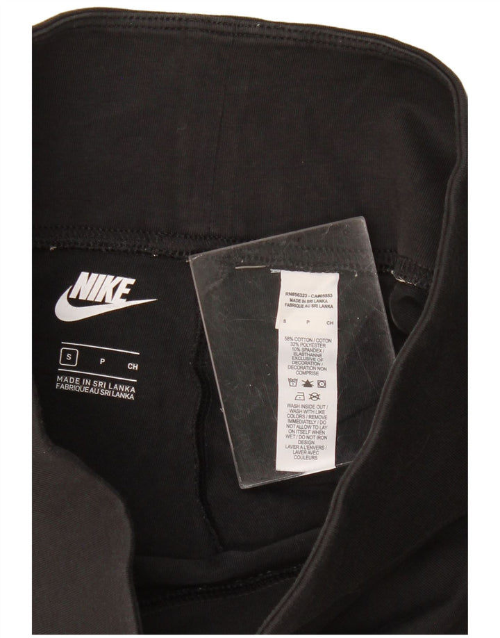 Shorts esportivo feminino Nike UK 8 pequeno algodão preto