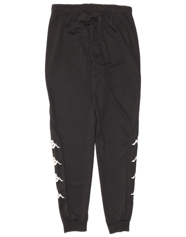Calça de treino masculina Kappa Graphic Joggers pequena preta