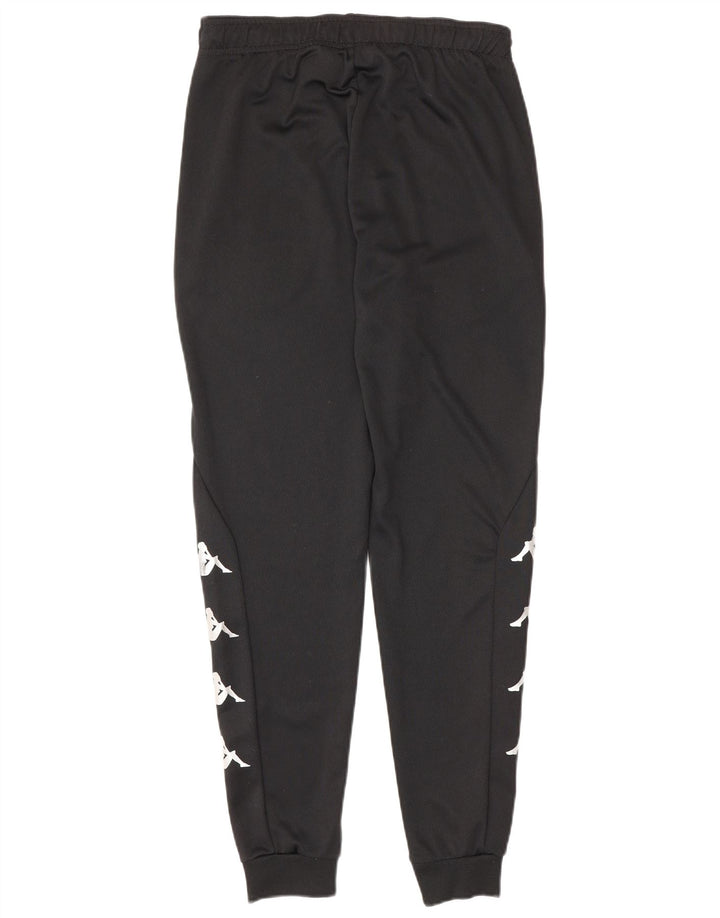 Calça de treino masculina Kappa Graphic Joggers pequena preta