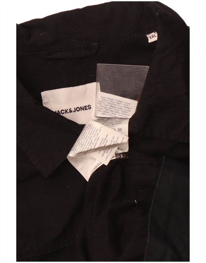 Camisa masculina Jack & Jones 2XL algodão preto