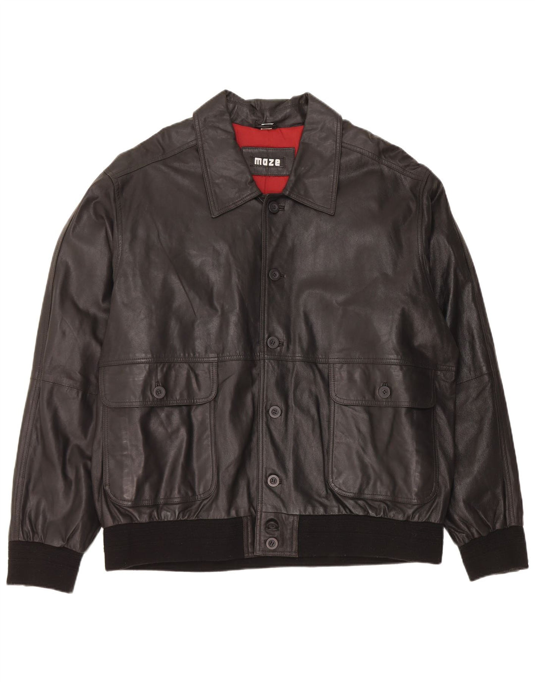 Jaqueta de couro masculina Maze IT 50 grande couro preto