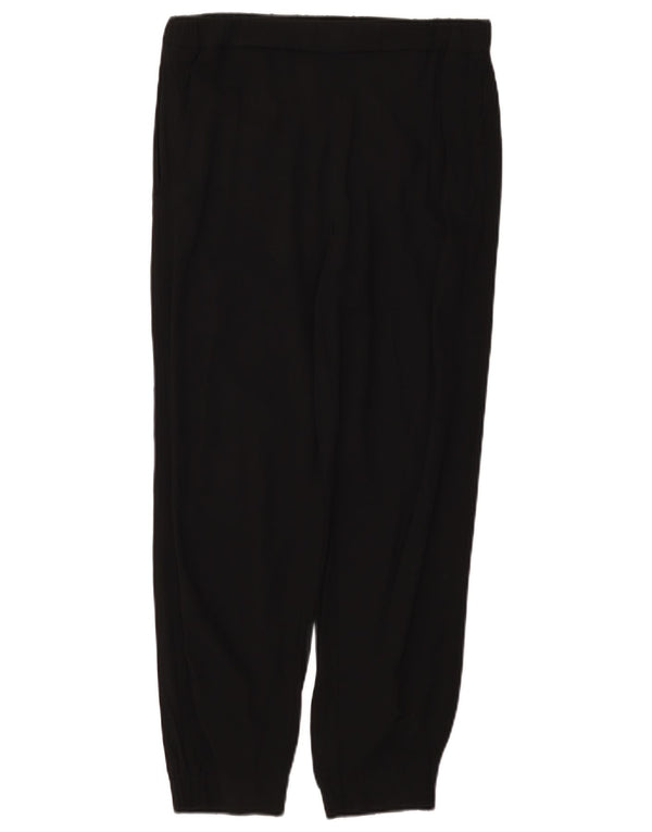 Cos Womens Joggers Calças Cropped EU 38 Médio W30 L26 Viscose Preta