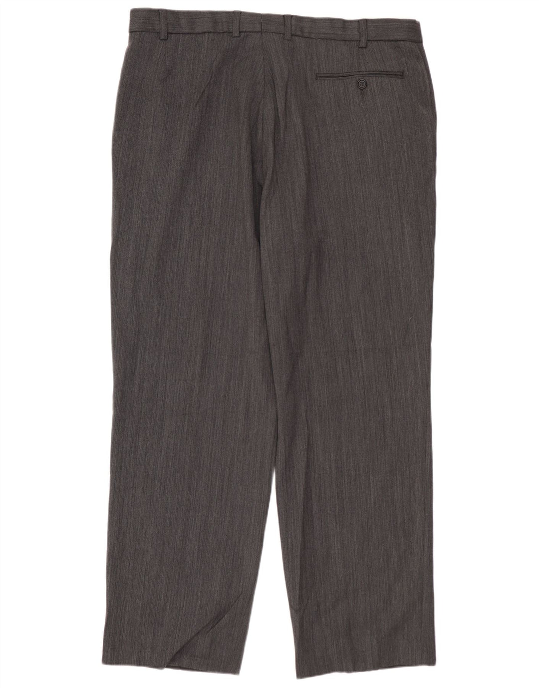 Calça chino reta masculina MARKS & SPENCER W36 L29 poliéster cinza