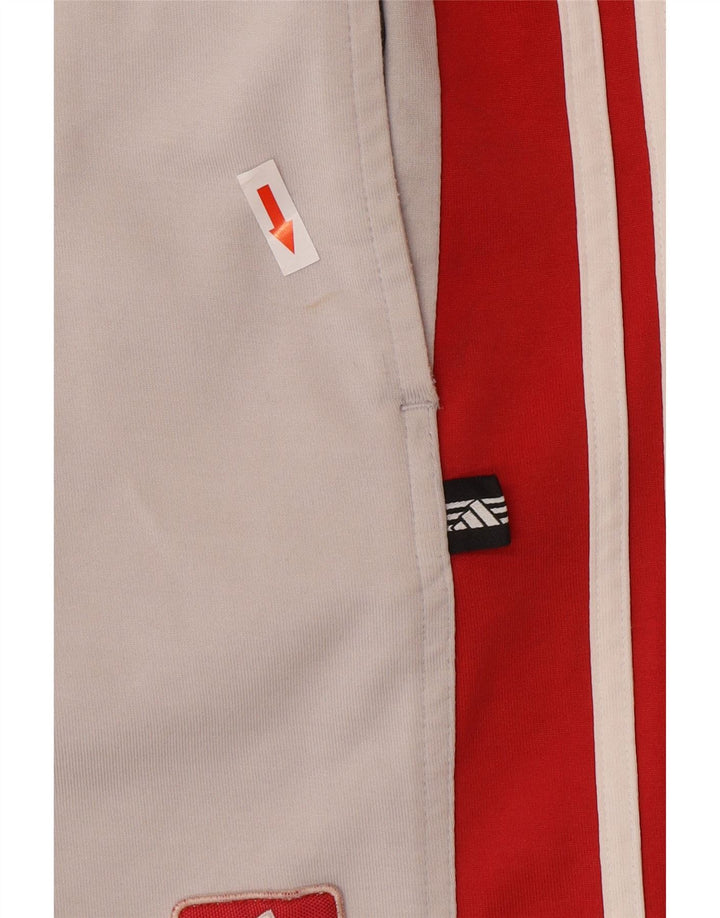 Shorts esportivos masculinos Adidas pequeno algodão cinza