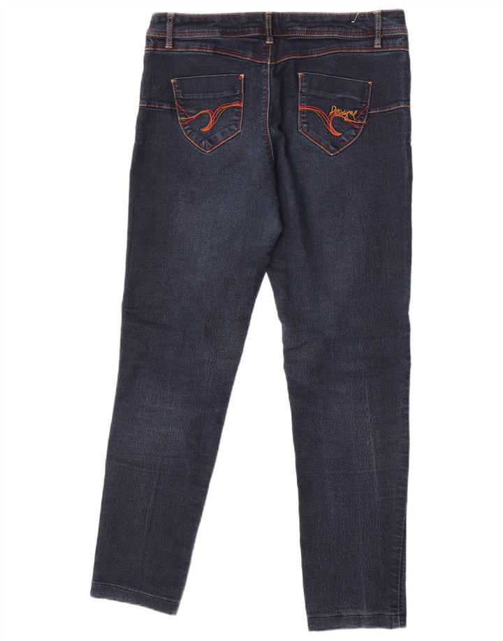 Desigual Jeans Skinny Feminino W34 L29 Azul