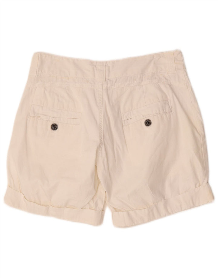 Shorts cargo feminino Diesel W28 médio algodão branco