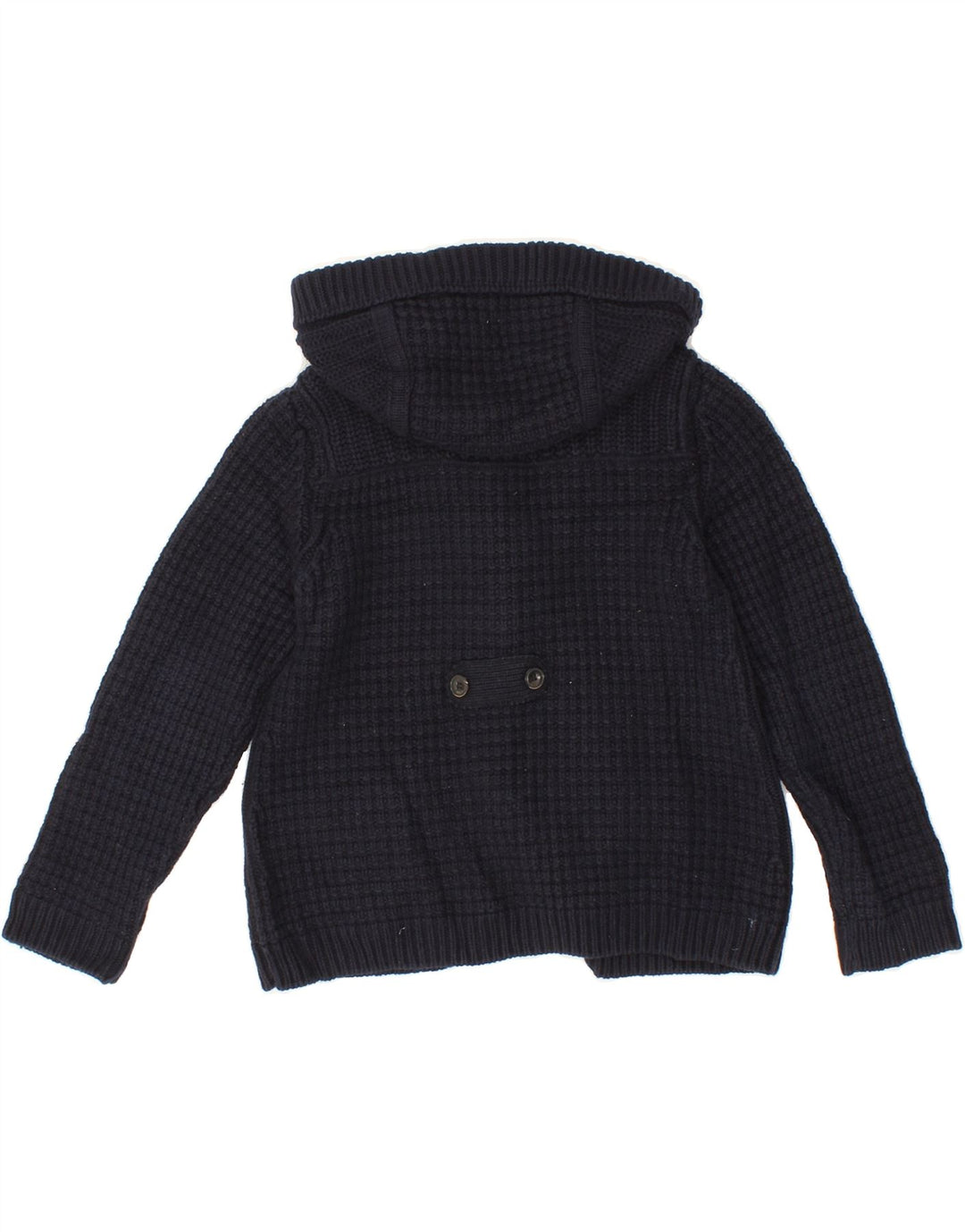 MASSIMO DUTTI Girls Hooded Cardigan Sweater 5-6 Years Navy Blue Vintage Massimo Dutti and Second-Hand Massimo Dutti from Messina Hembry 