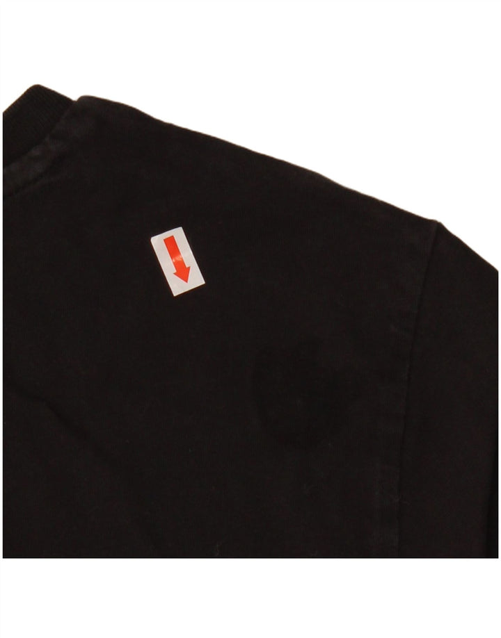 Camiseta masculina PUMA Top médio algodão preto