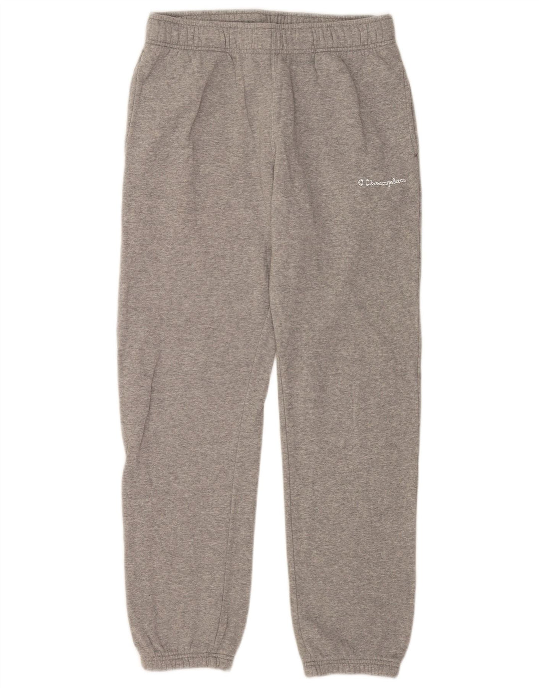 Calça de treino masculina Champion Joggers cinza médio algodão manchado