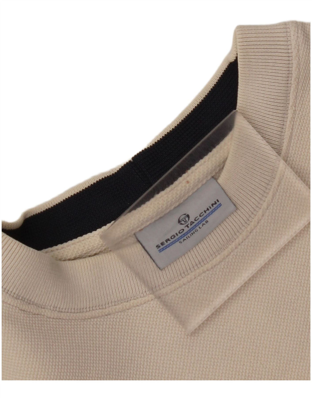 SERGIO TACCHINI moletom gráfico feminino jumper UK 18 XL branco