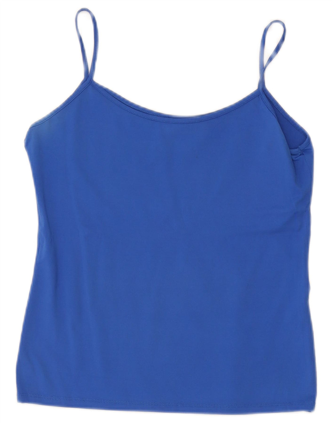 Zara Womens Crop Cami Top Reino Unido 14 Grande Azul