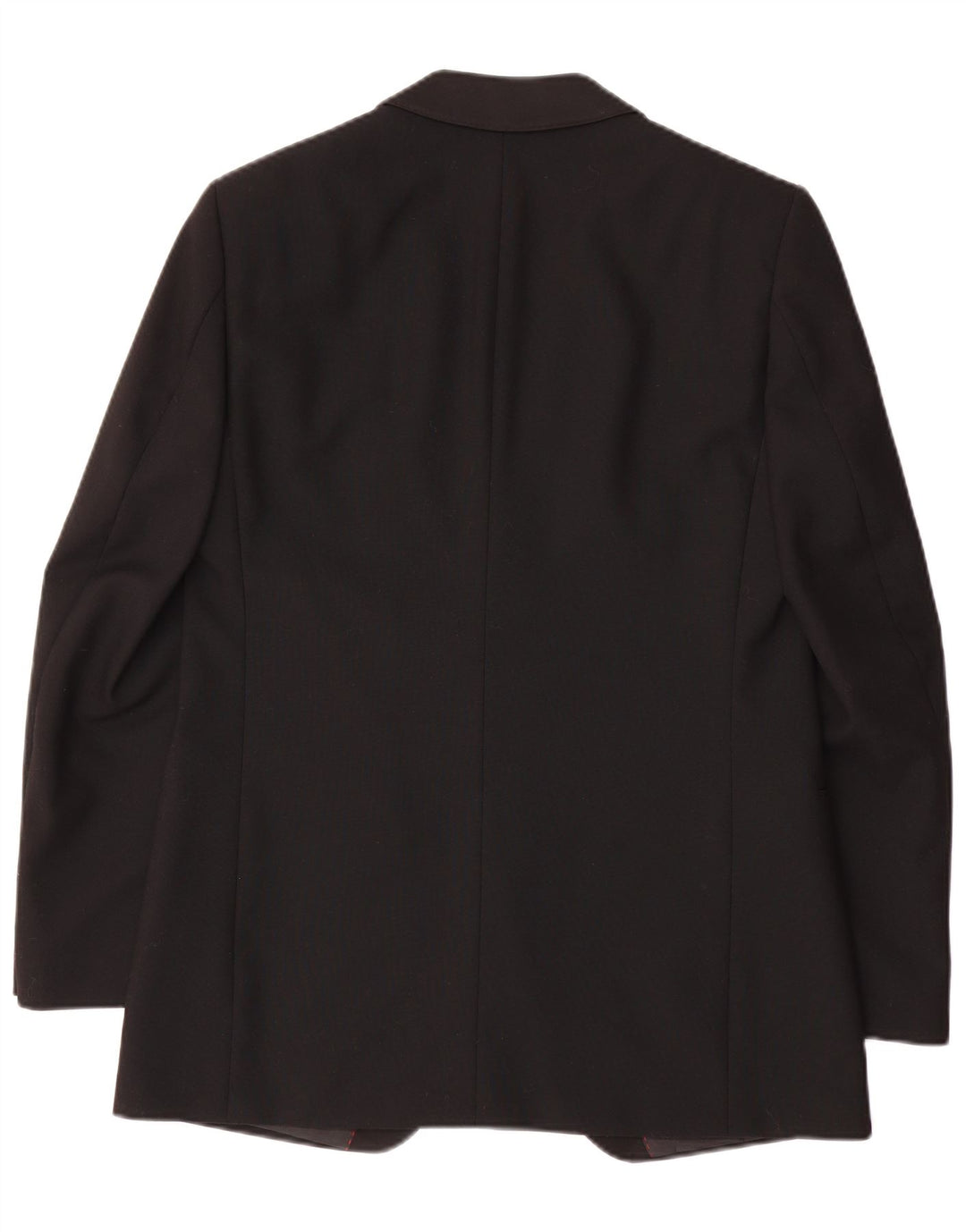 Jaqueta blazer masculina Wilvorst com 1 botão EU 50 grande lã preta
