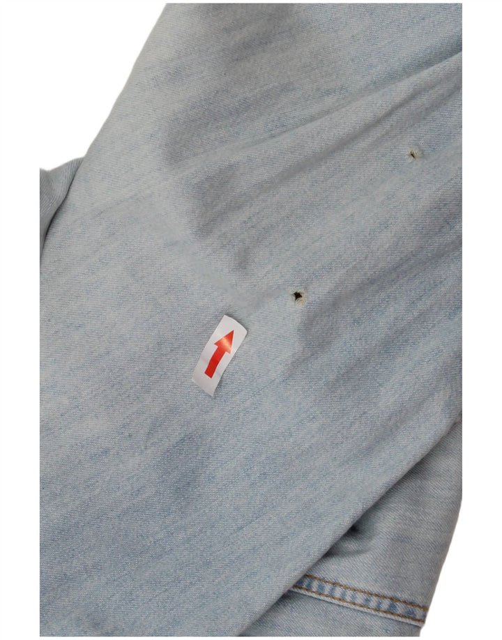 Camisa jeans masculina UNIFORM XL azul