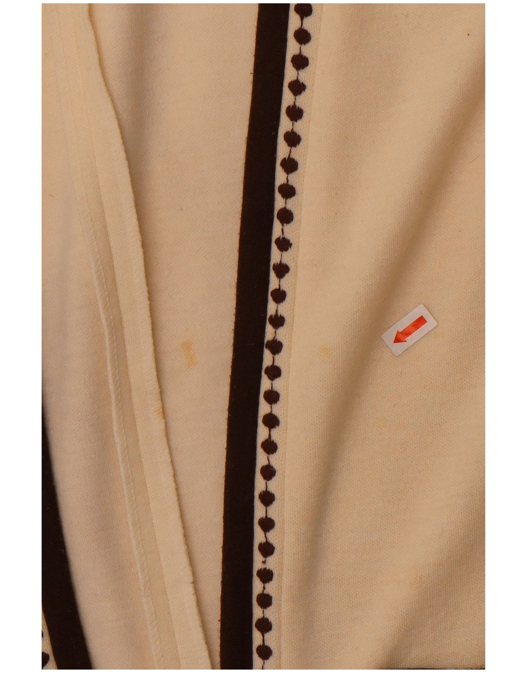 Suéter cardigã feminino aberto sem mangas Carre EU 42 grande off white