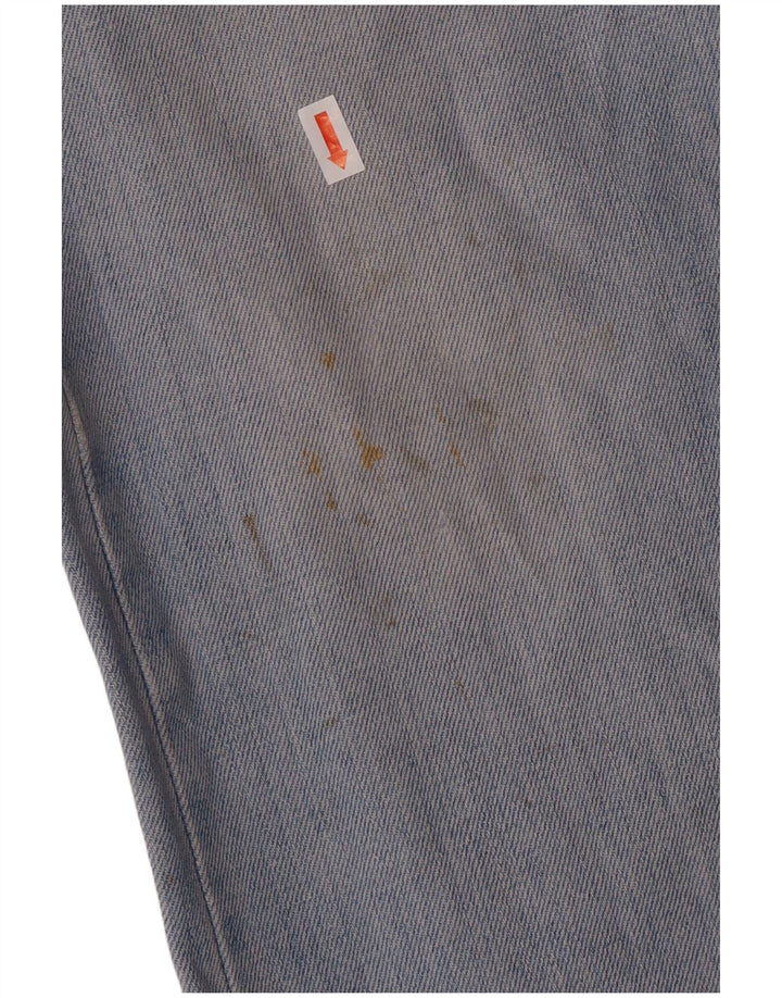 LEVI'S Masculino 501 Straight Jeans W36 L31 Azul Algodão