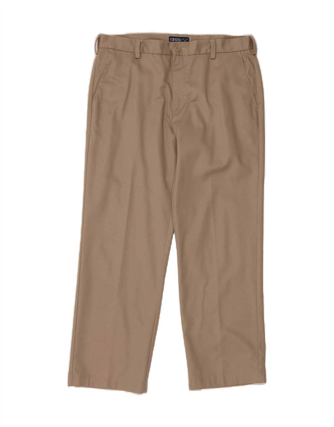 IZOD Mens Slim Fit Chino Trousers W36 L30 Beige Cotton Vintage Izod and Second-Hand Izod from Messina Hembry 