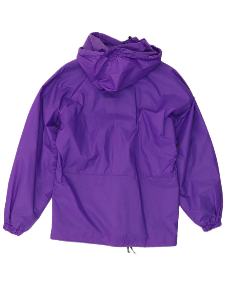 Jaqueta de chuva masculina com capuz K-Way UK 38 Roxo médio