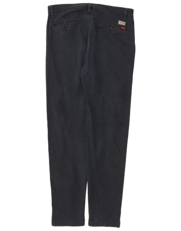 Calça chino masculina Levi's Standard Tapered W34 L34 algodão azul marinho