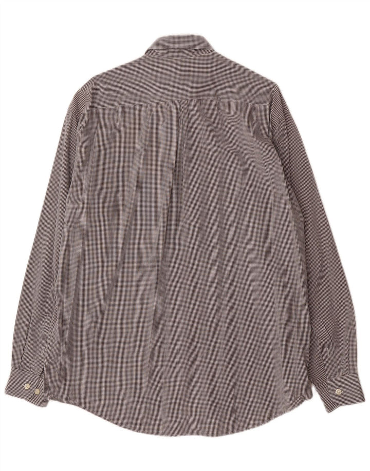 Fila Camisa Masculina Grande Xadrez Cinza