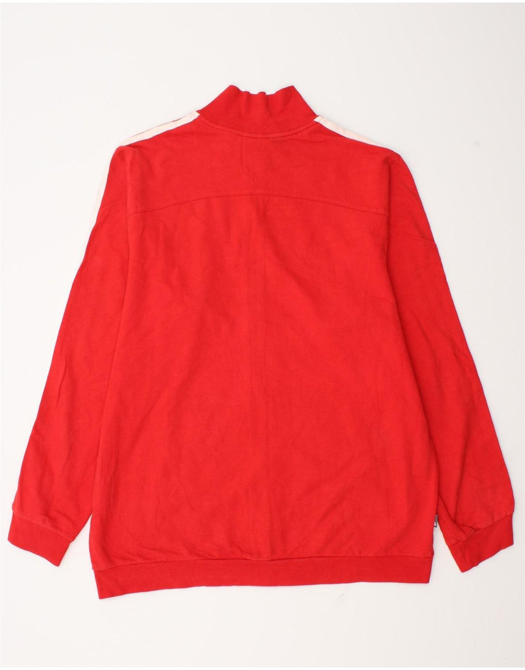 Jaqueta Adidas Mens Treino Top Grande Algodão Vermelho