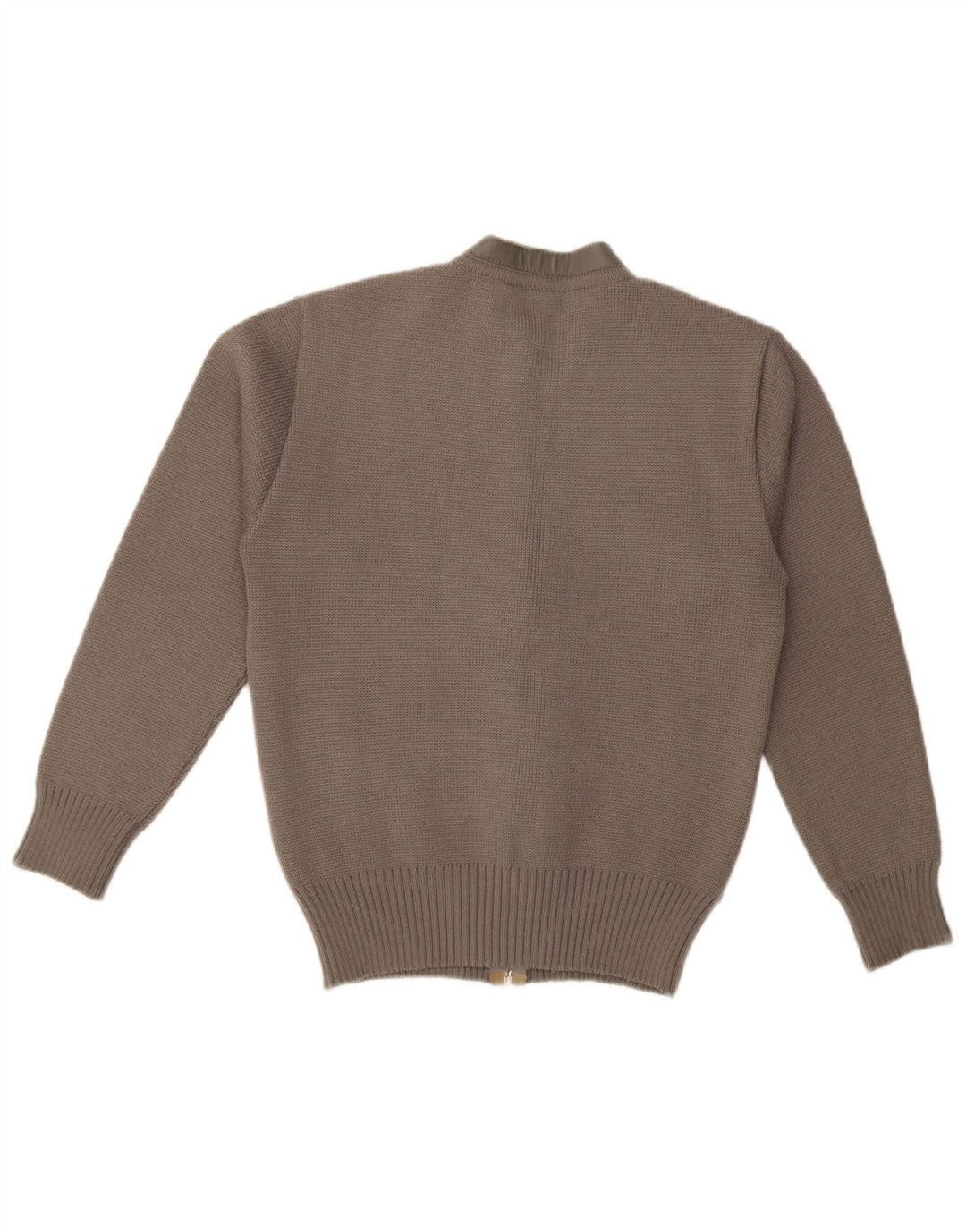 Suéter Cardigan Masculino Vintage IT 50 Acrílico Marrom Médio