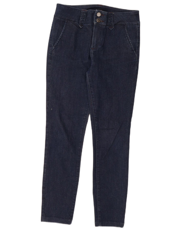 Jeans skinny feminino Massimo Dutti EU 38 pequeno W28 L28 algodão azul marinho