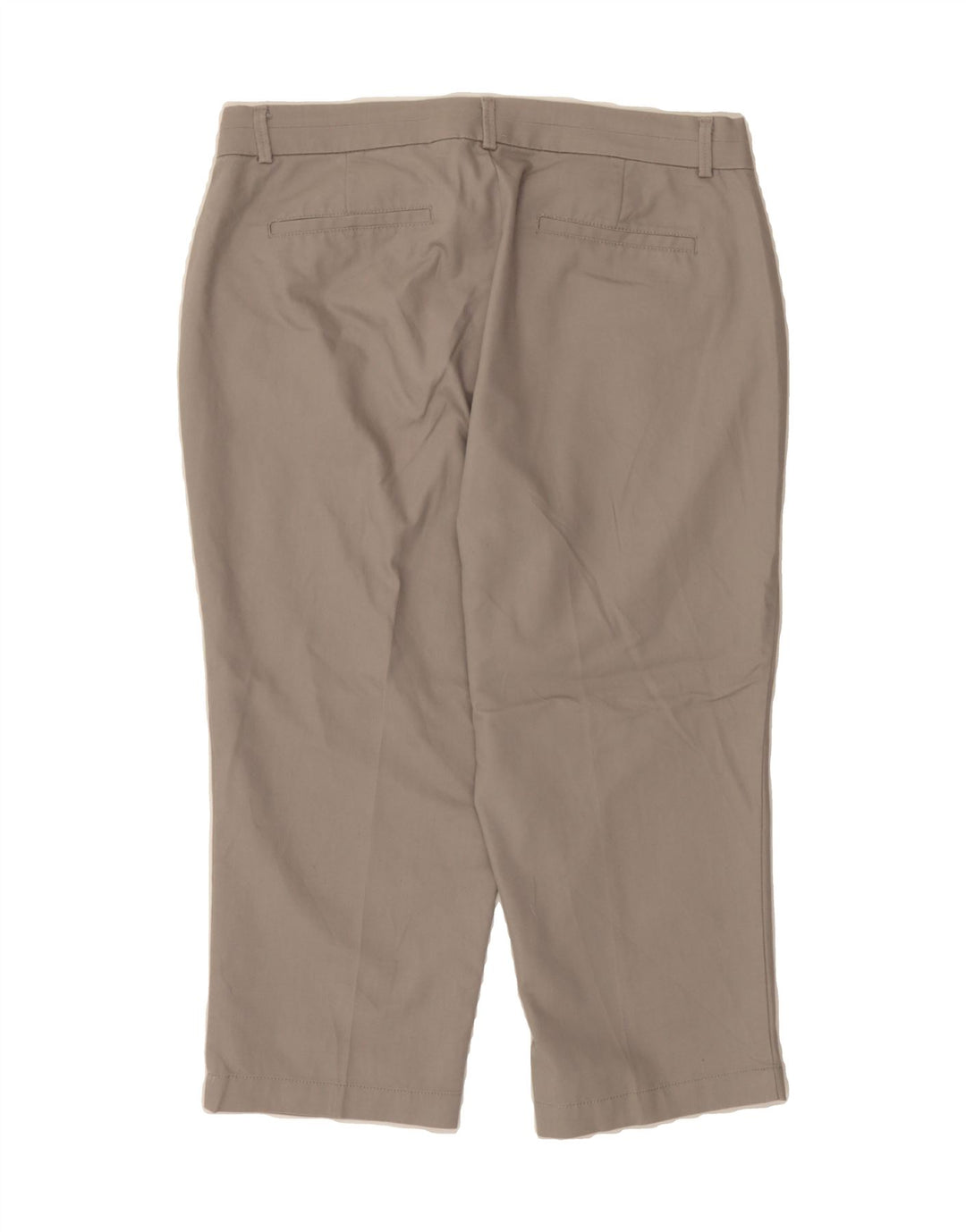 DOCKERS Womens Straight Capri Trousers US 10 Large W34 L20 Grey Cotton Vintage Dockers and Second-Hand Dockers from Messina Hembry 