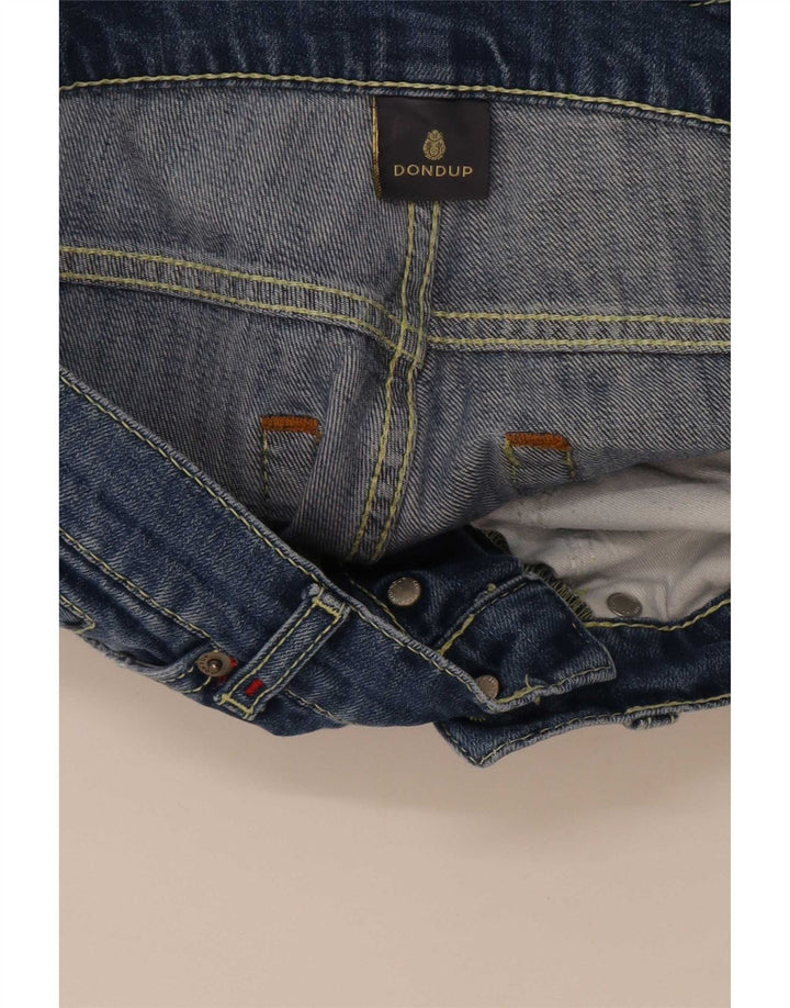 Dondup Jeans Slim Feminino W33 L32 Azul Algodão