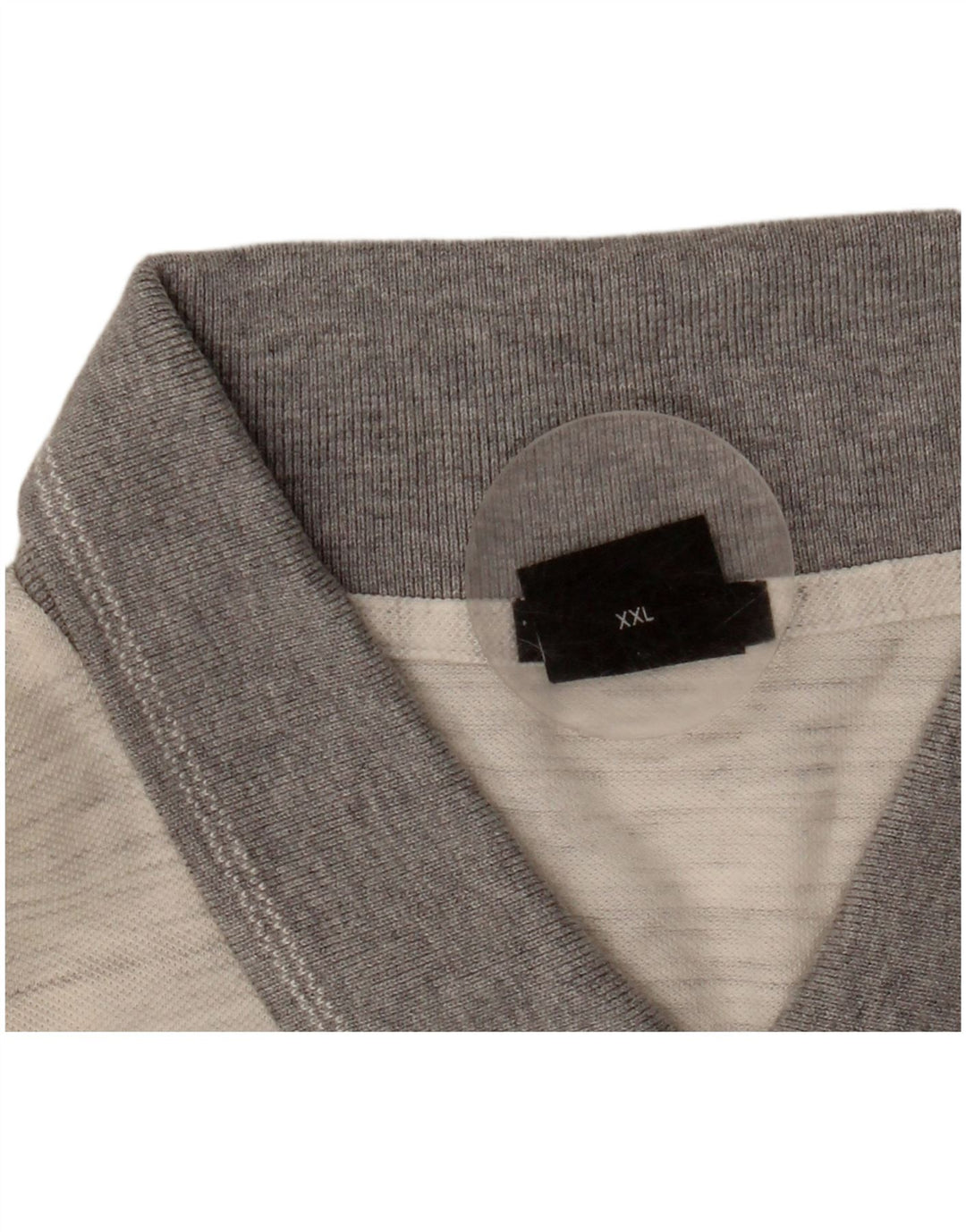 Camisa polo masculina Hugo Boss Regular Fit 2XL cinza manchada