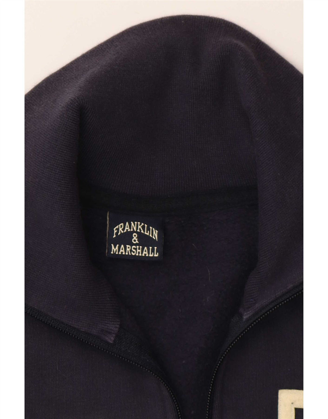 Jaqueta masculina de agasalho Franklin & Marshall médio azul marinho colorblock