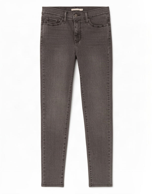 Calça jeans feminina Levi's 310 Shaping Super Skinny W29 L27 algodão cinza