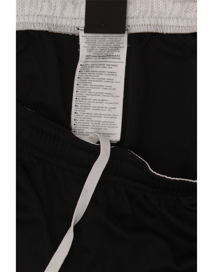 Shorts esportivos masculinos Nike grande poliéster colorblock preto