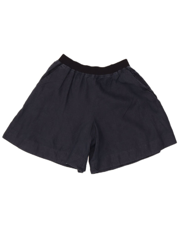 Cos Shorts feminino casual de ajuste relaxado UE 34 XS W26 cânhamo azul marinho