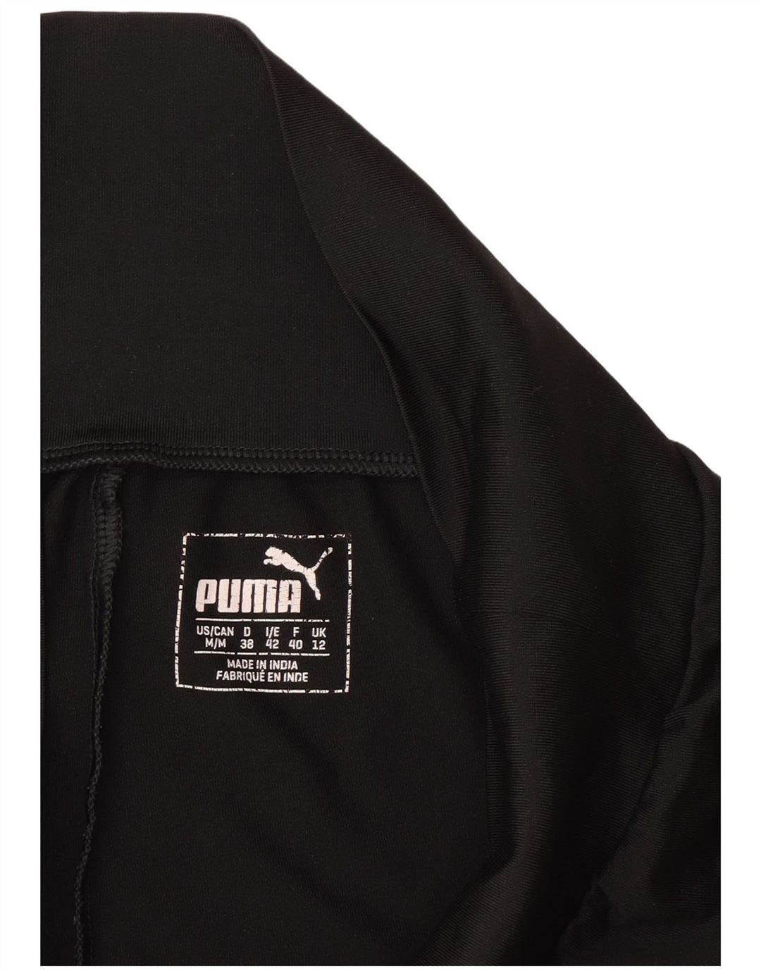 Puma Womens Capri Leggings UK 12 Médio Preto Poliéster